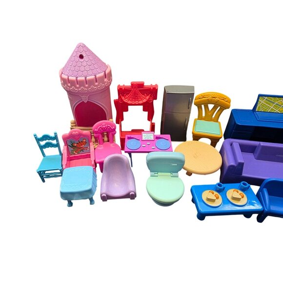 Large Lot Doll House Furniture Bundle - Picture 6 of 9